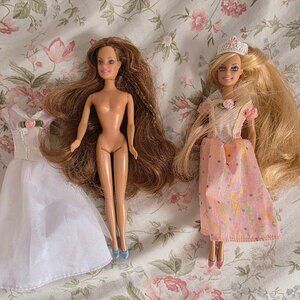Barbie Mini Kingdom, Princess and the Pauper + Wedding dress